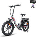 Fafrees F20 E-Bike Klapprad Elektrofahrrad 250W 36V 18AH Akku mit Superkapazität 20 Zoll Faltbares City Bike E-Mountainbike 20'*3.0 Fat Tire