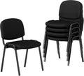COSTWAY Konferenzstühle stapelbar 5er Set, Besucherstühle ohne Armlehnen