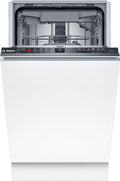 Bosch SPV2HMX42E, Smarter Geschirrspüler Vollintegriert, 45 cm breit, mit aquaStop, Serie 2, Besteckschublade, extra Trocknung auf Knopfdruck