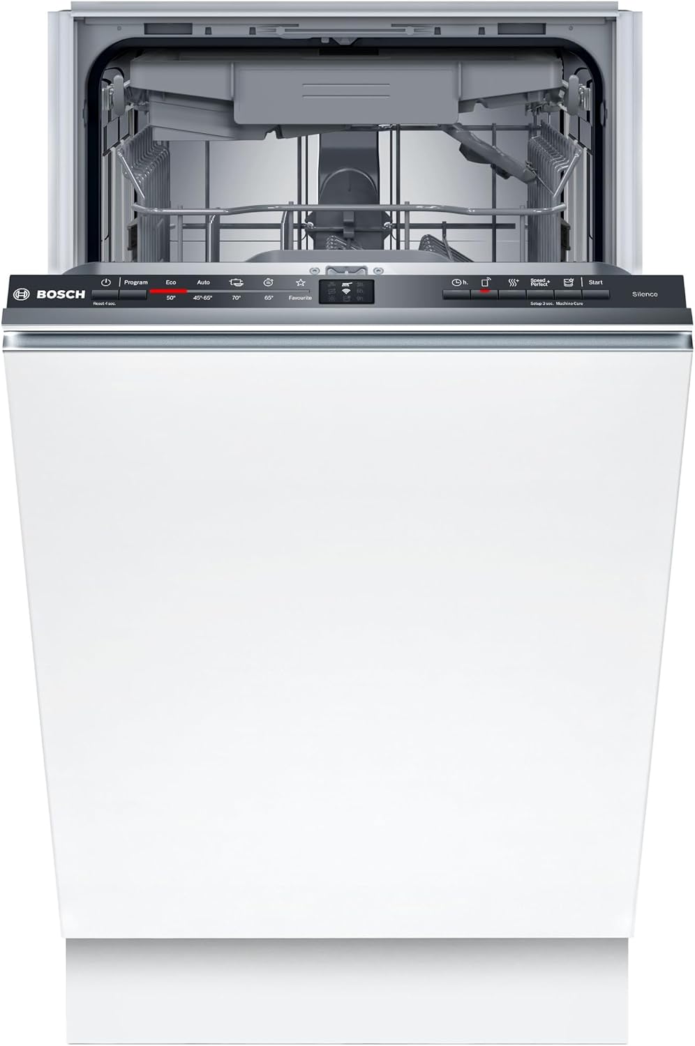 Bosch SPV2HMX42E, Smarter Geschirrspüler Vollintegriert, 45 cm breit, mit aquaStop, Serie 2, Besteckschublade, extra Trocknung auf Knopfdruck