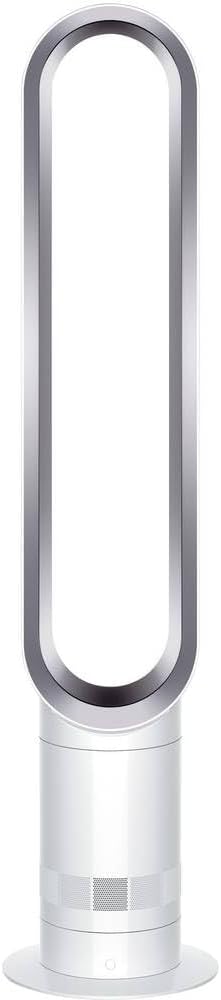 Dyson Cool AM07 Turmventilator (mit Air Multiplier Technologie inkl. Fernbedienung, Energieeffizienter Ventilator mit Sleep-Timer Funktion), 56W, Weiß