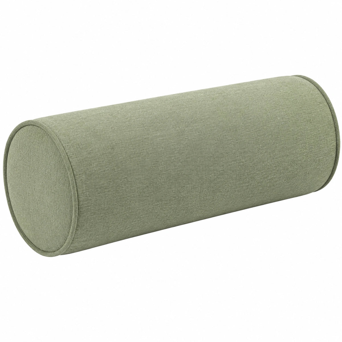 Nackenrolle 20 x 50 cm aus Textil in Salbeigrün - zylindrisches Stützkissen