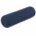 Nackenrolle 20 x 60 cm Textil Dunkelblau zylindrisch