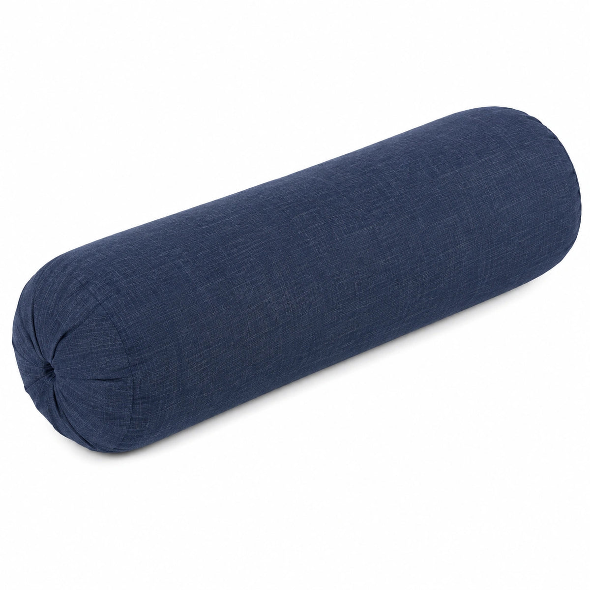 Nackenrolle 20 x 60 cm Textil Dunkelblau zylindrisch