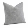 Kissen 45 x 45 cm aus Polyester Grau mit Waffelstruktur