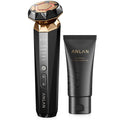 Radiofrequenz Gerät Gesicht, ANLAN 18K Gold Gesichtsmassagegerät Gegen Falten 5 in 1 Face Massager EMS Mikrostrom V Face Beauty Meter Lichttherapie