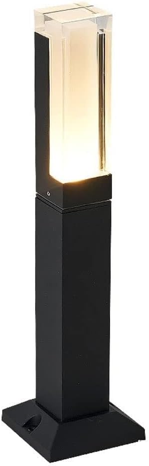 Außenbereich Pfostenleuchten Moderne Aluminium-Säulenleuchte for den Außenbereich, LED-Acryl-Parkstraßen-Säulenlampe, Terrasse, Korridor