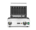 HENDI Waffeleisen 'Corn Dog', 230V, 1550W, 390x335x(H)230mm, Für 6 leckere Lollipop-Waffeln oder Corn Dogs, Temperatur einstellbar von 50˚C bis 220˚C