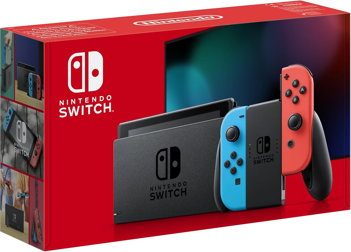 Nintendo Switch-Konsole Neon-Rot/Neon-Blau