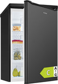 Bomann Kühlschrank ohne Gefrierfach, 85cm, leise 35dB, Standardkühlschrank 126L, 0-8°C, Kühlschrank klein, Energieklasse C, 3 Ablagen, VS 7258 schwarz