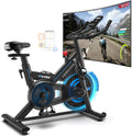 Wenoker Heimtrainer Fahrrad mit App, Bis 160KG, Leises Ergometer Hometrainer Fahrrad mit Magnetwiderstand