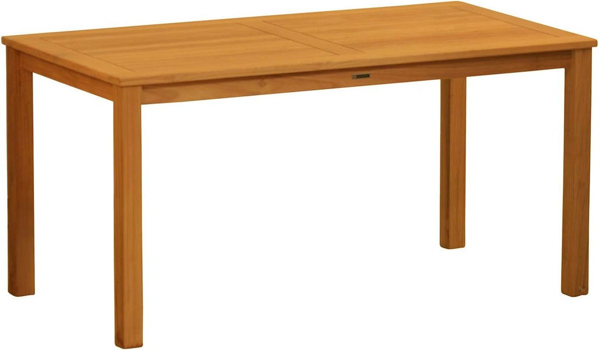 Kai Wiechmann Gartentisch Holz Teak Tisch wetterfest Teakholz Holztisch Massivholztisch 180 x 90 cm Premium Garten Terrasse