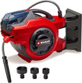 Einhell Akku-Schlauchtrommel GE-HR 18/30 Li-Solo Power X-Change (18 V, ohne Akku), 30 m Gartenschlauch & -spritze, automatische Schlauchaufwicklung