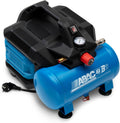 ABAC Geräuscharmer Tragbarer Luftkompressor EASE-AIR 6, 6-Liter-Tank, Geräuschpegel 49 dB, Ölfreier Luftkompressor, Maximaler Druck 8 Bar