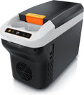 Brandson, Kühlbox elektrisch 10L, 230 V Netzspannung und 12 V KFZ Auto Bordspannung, Heizen max. 65°C, kühlt und wärmt, Cool Grey