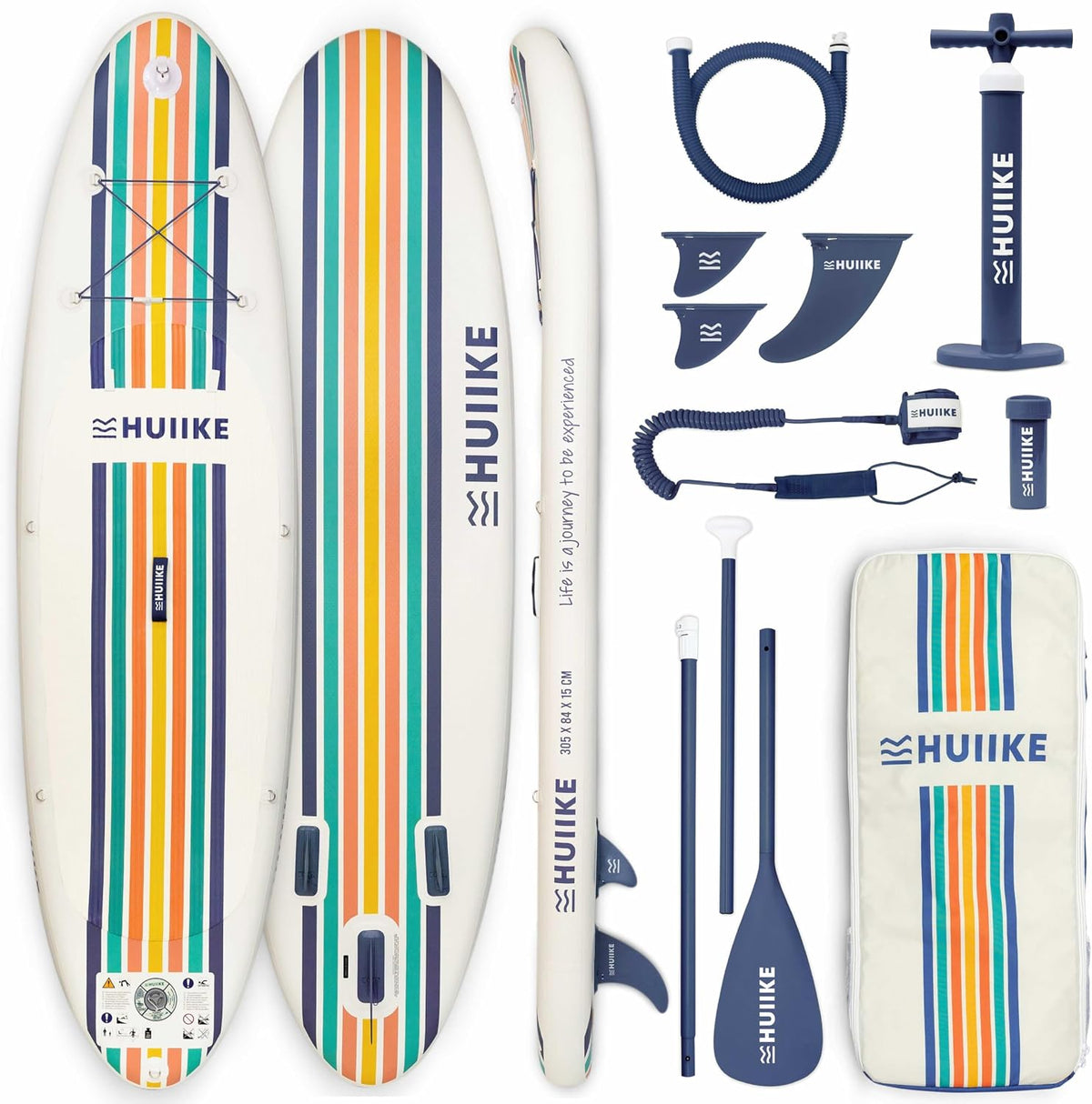 HUIIKE Stand Up Paddling Board 10' und bis zu 130 kg mit Zubehör