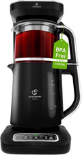 Karaca Çaysever Robotea Pro 4-in-1 Automatische Glas-Teemaschine, 2500W, mit Frischeanzeige & Sprachansagen, Wasserkocher & Filterkaffeemaschine