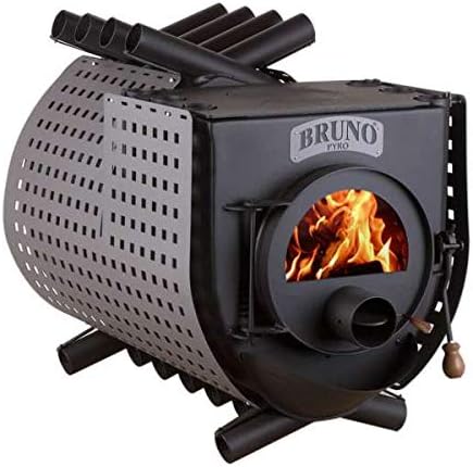 Werkstattofen Bruno Pyro V mit Herdplatte - 25 kW Warmluftofen - Energieeffizienzklasse A - Zulassung für Deutschland und Schweiz - BimSchV
