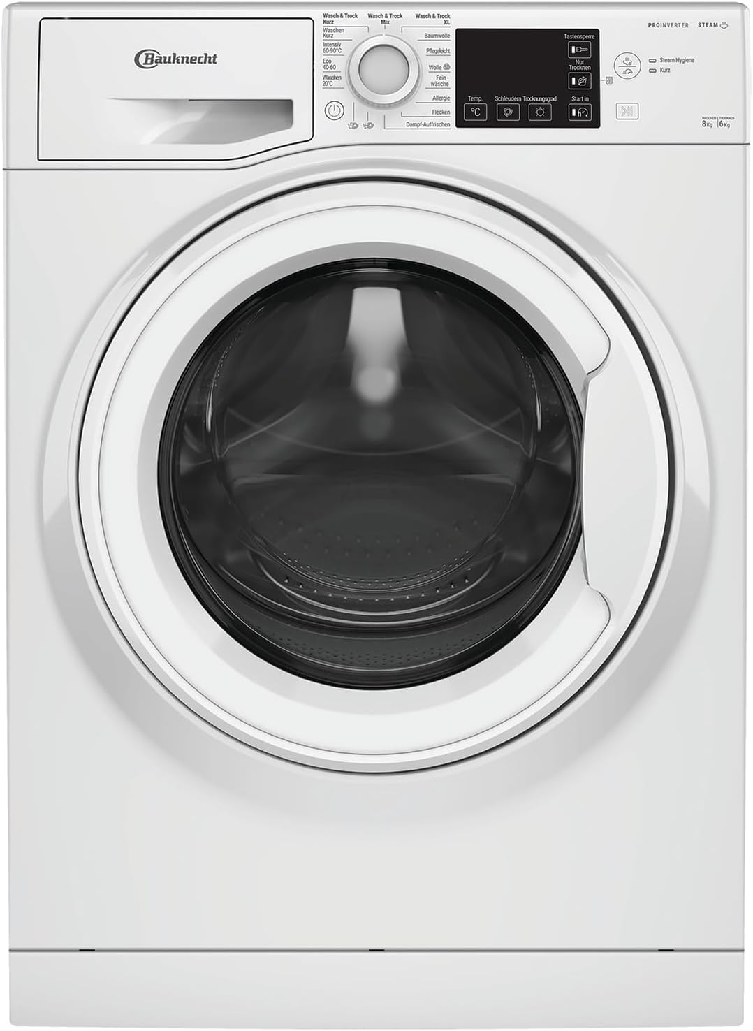 Bauknecht WD Eco Shield 8614 D Waschtrockner, 8/6 kg