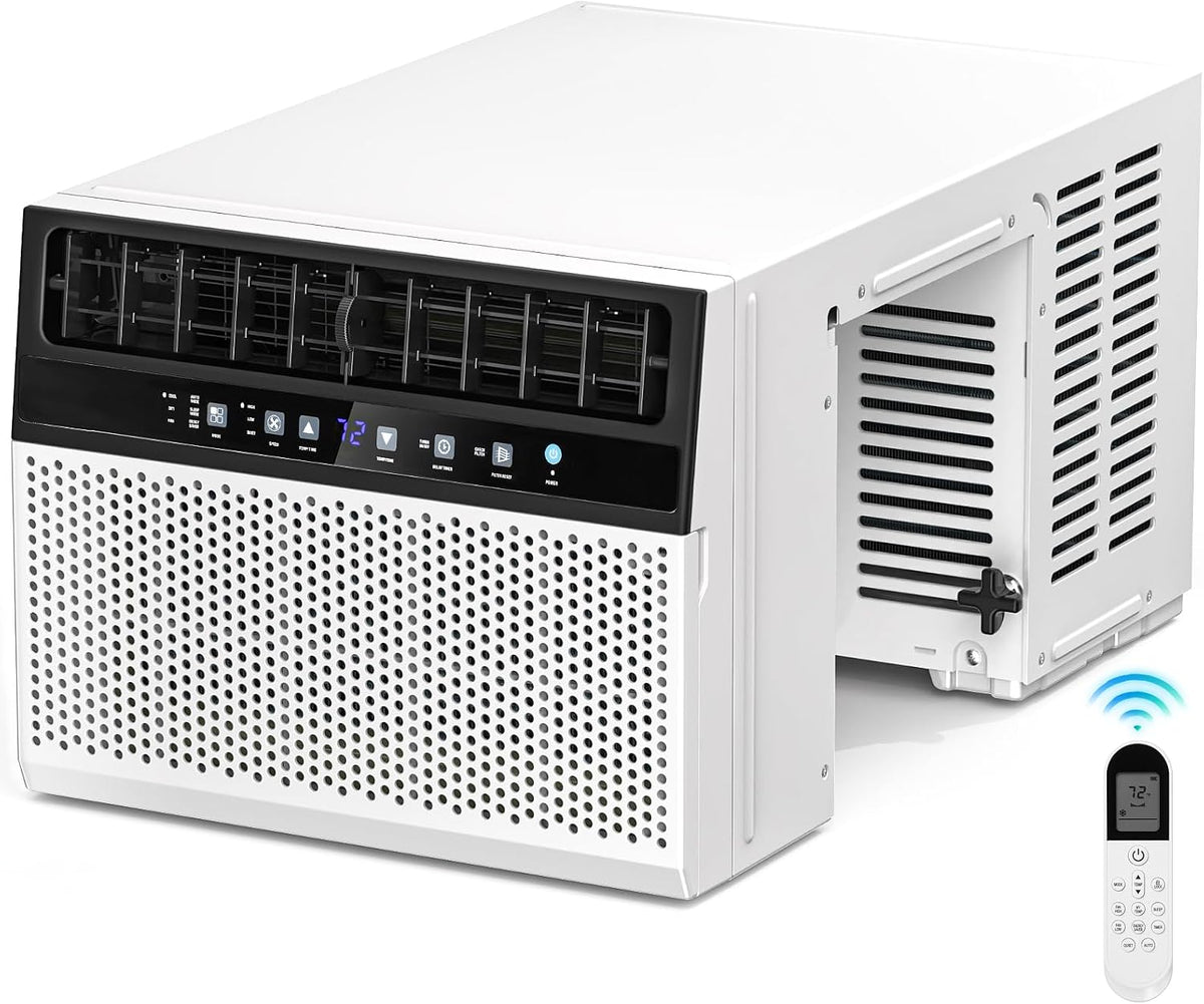 Antarctic Star 10000 BTU 4 in 1 Fensterklimaanlage kühlt bis zu 450 Quadratfuß mit 6 24-Stunden-Timer-Modi, Fenster-Wechselstromeinheiten, niedrig