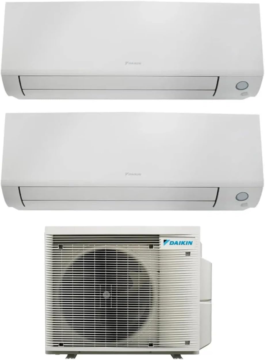Daikin FTXM25A+FTXM35A+2MXM40A Perfera All Season Klimaanlage Dual Split, 9000 + 12000 BTU, Wärmepumpe, Energieklasse A++/A++