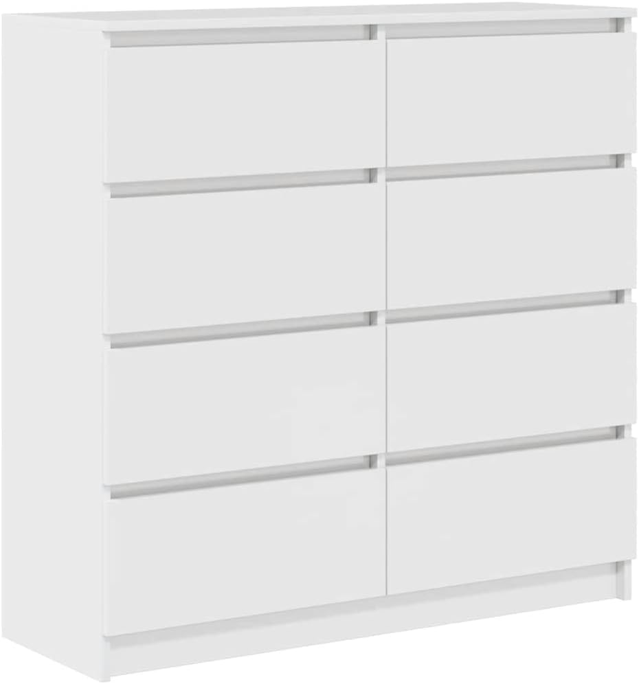 vidaXL Sideboard Weiß 100x35x99 cm Holzwerkstoff