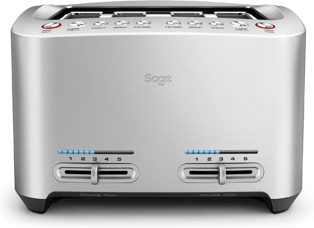 Sage The Smart Toast, 4-Scheiben, Gebürstetes Aluminium