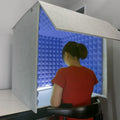 WORDFUN Tragbare Gesangskabine, Mit Absorbierendem Schaum, Professional Isolation Shield Recording, Gesang Aufnahme Panel, Tragbare Tonaufnahme