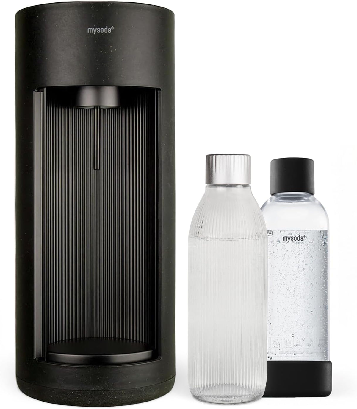Mysoda: Glassy Wassersprudler, Schwarz