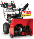 Hecht 9661SE Benzin Schneefräse (E-Start, 4,5 kW/ 6,5 PS, 13m Wurfweite), LED-Strahler, Antrieb