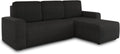 Sofnet Ecksofa Roma L mit Schlaffunktion und Bettkasten, Cord Stoff, L-Form Couch, Polstersofa, Schlafsofa, Sofagarnitur