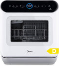Midea Tischgeschirrspüler für 3 Gedecke, mit und ohne Wasseranschluss Verwendbar, Mini Geschirrspüler für Wohnungen, IOT-Steuerung, 6+1 Programme