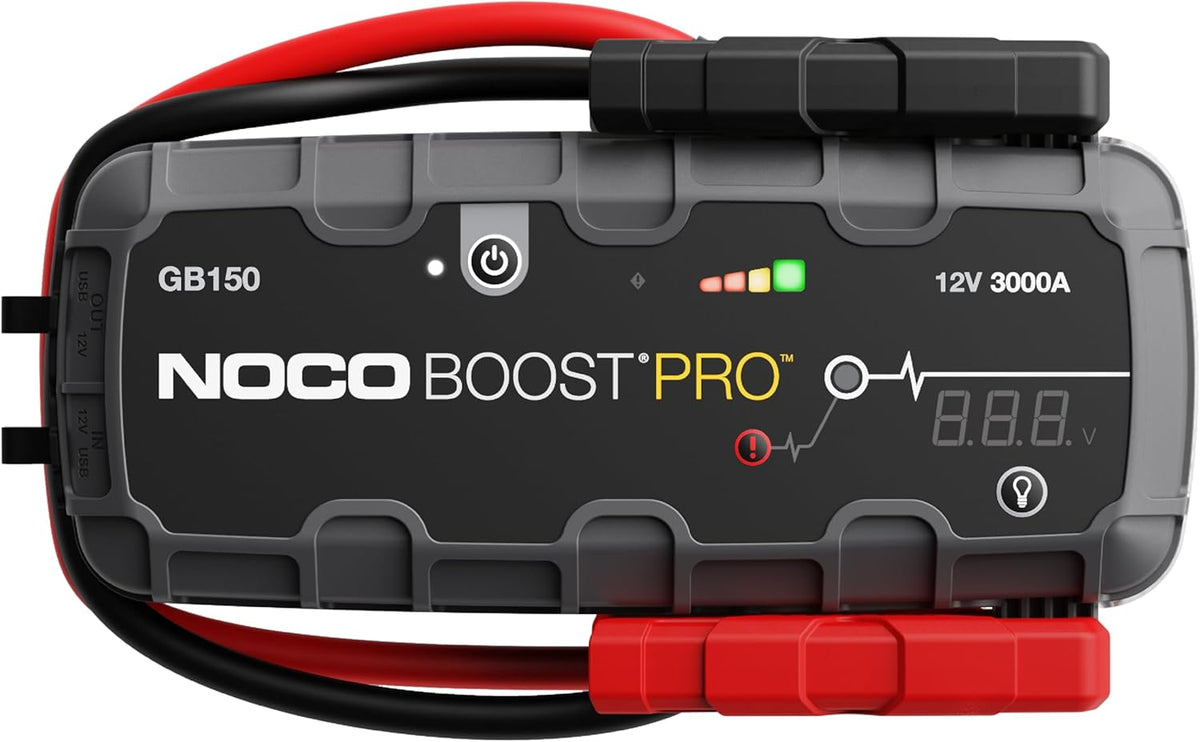 NOCO Boost GB150: 3000A UltraSafe Starthilfe Powerbank, Tragbarer Booster für Benziner bis 9,0L & Diesel bis 7,0L