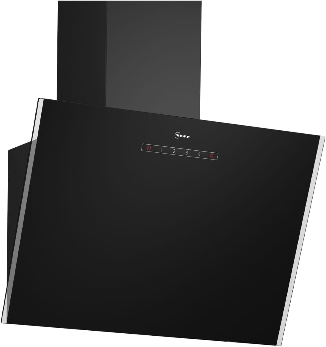 NEFF D63IDK1S0, 60cm breit, N 30, Wandesse, Dunstabzugshaube zur Wandmontage, Intensivstufe, LED-Beleuchtung, Touch Control, Metallfettfilter, Schwarz