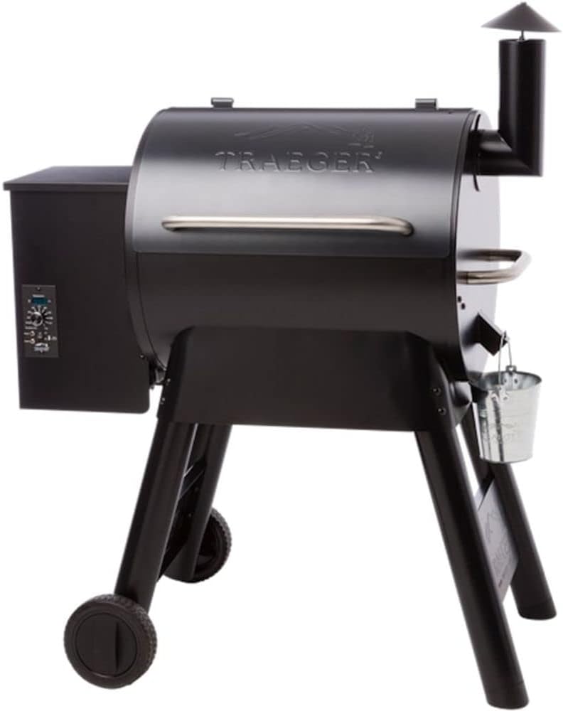 Traeger Pro Series 22 Grill Barrel Pella oder Pellet schwarz, barbecue Grill, Grill, blau, 3690 cm², Barrel, schwarz, blau