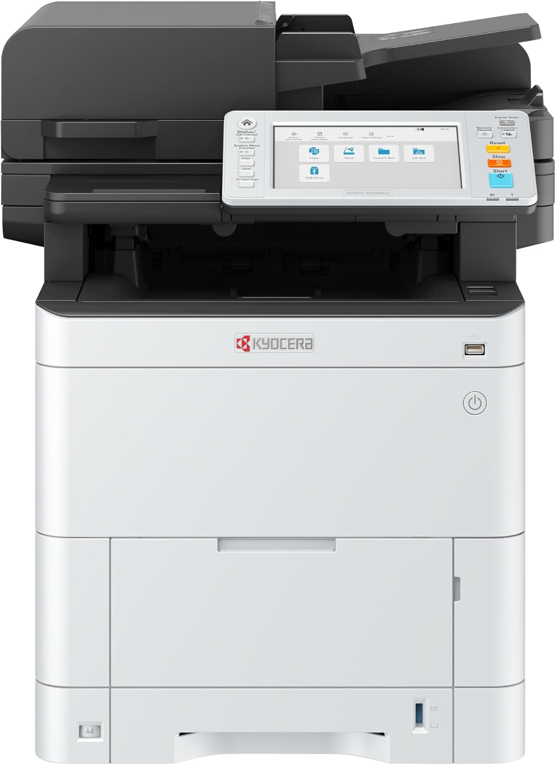 Kyocera Ecosys MA3500cix Farblaserdrucker Multifunktionsgerät, 35 Seiten pro Minute Drucker Scanner Kopierer, Multifunktionsdrucker mit Touchpanel