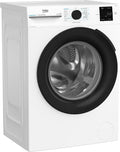 Beko BM3WFU3741X freistehende Waschmaschine, 7 kg, Schleuderwahl 1400 U/min, Waschvollautomat, EnergySpin, Dampffunktion, Hygiene+ allergikergeeignet