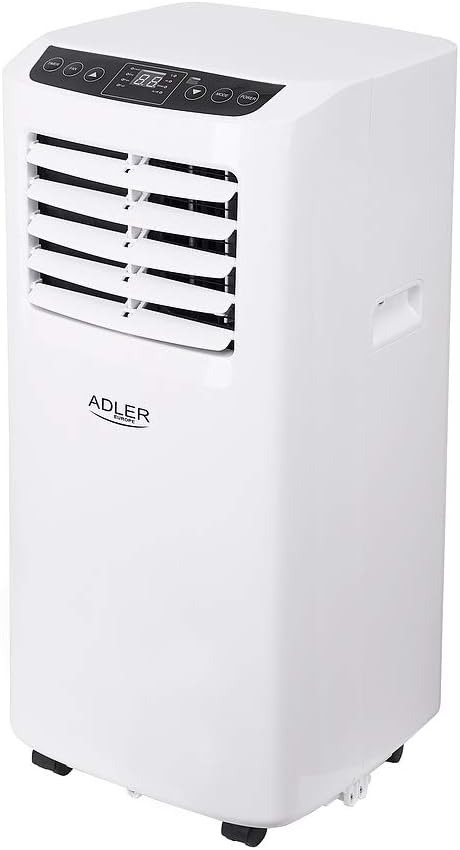 Adler AD 7909 Klimaanlage Mobil, 792W, 7.000 BTU/h, Tragbare Klimagerät für Räume bis 20 qm, 3 Betriebsarten, 2 Lüftergeschwindigkeiten, Entfeuchter
