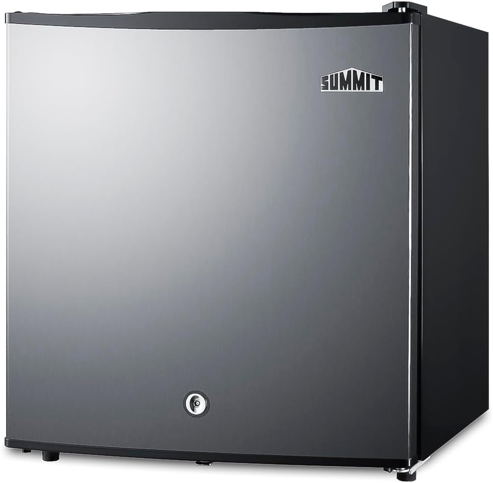 Summit 18' Mini Fridge, Stainless Steel- MB42SS, 1.6 cu.ft. Capacity, Compact Refrigerator, Countertop Fridge