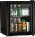 Klarstein Mini Kühlschrank für Zimmer, 23 Liter Mini-Kühlschrank für Getränke, Snacks & Kosmetik, Kleine Minibar, Klein & Leise, Verstellbare Ablagen