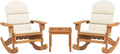vidaXL 3-TLG. Garten-Lounge-Set Adirondack Massivholz Akazie