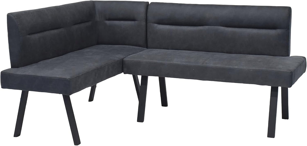 byLIVING Eckbank Montreal, Langer Schenkel rechts, Taschenfederkern, H 87
