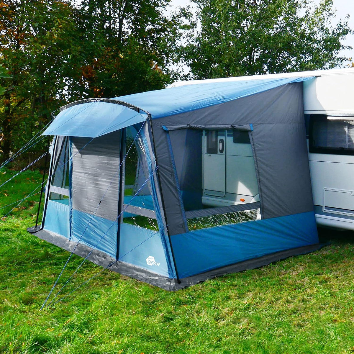 your GEAR Wohnwagenvorzelt Malibu 350, Caravan Zelt, wasserdichtes Reisevorzelt