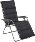 Lafuma MOBILIER, Gepolsterte Zero-Gravity-Relaxliege-Garten, Evolution, BeComfort, Grau Dark Grey LFM2830_8902-5 Jahre Garantie