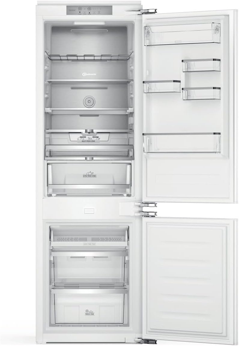 Bauknecht KGITN 18F2 M Einbau-Kühl-/Gefrierkombination (Nische 178) leise mit 34 dB/Total NoFrost/Ultra Fresh Zone+/ Multi Fresh