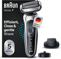 Braun Series 7 Elektrorasierer 360° Flex mit EasyClick Präzisionstrimmer, 71-S4200cs, Rasierer Herren mit Aufsatz, Wet und Dry, Made in Germany
