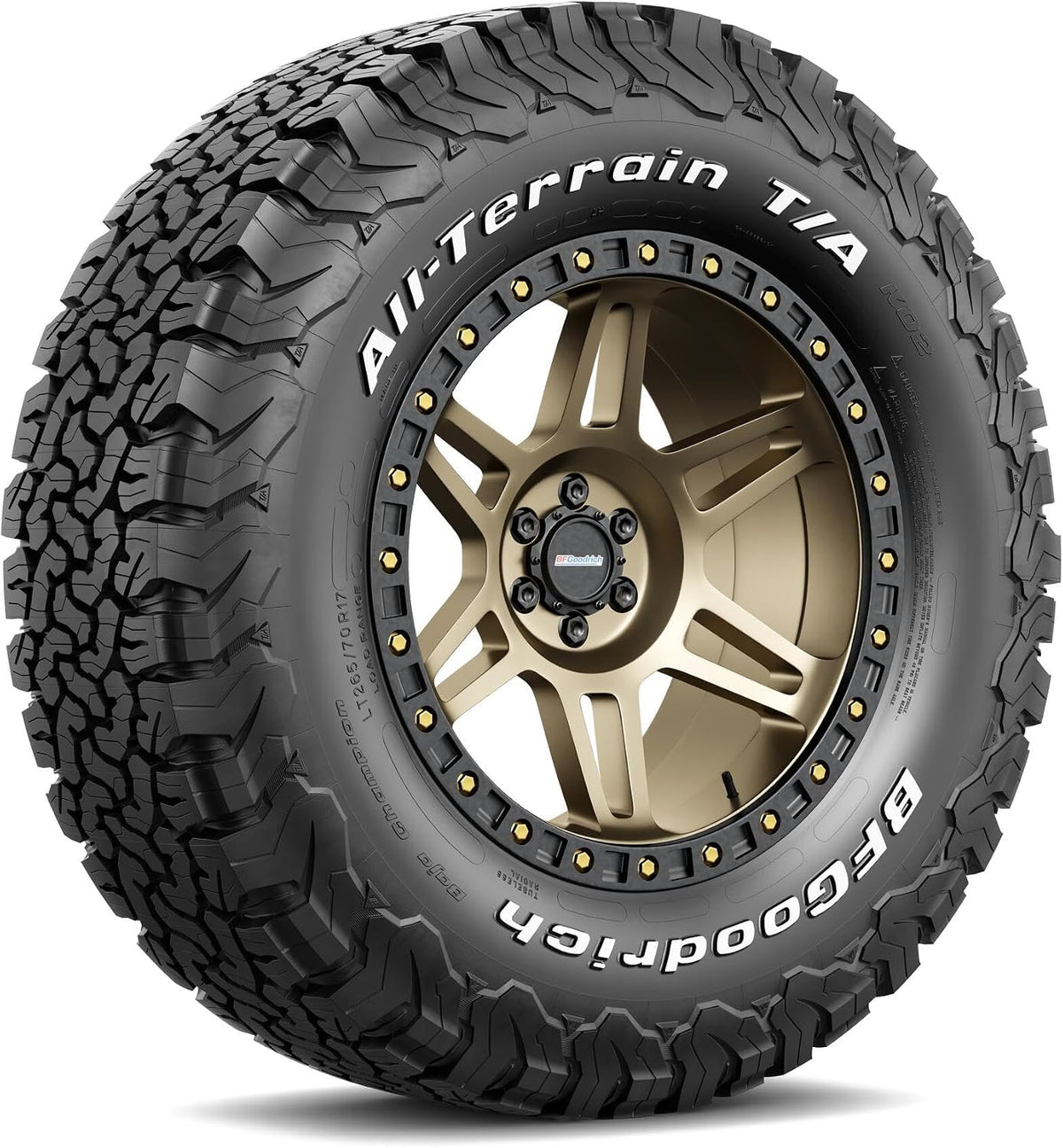 BF Goodrich 255/70 R18 117S Ganzjahresreifen Allwetter Offroad M+S 3PMSF Reifen Kompatibel mit JEEP WRANGLER III JK, LAND ROVER Defender SUV L663