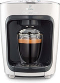 Tchibo Cafissimo mini Kaffeekapselmaschine (für Kaffee, Espresso, Caffé Crema und Tee) weiß (Classy White)