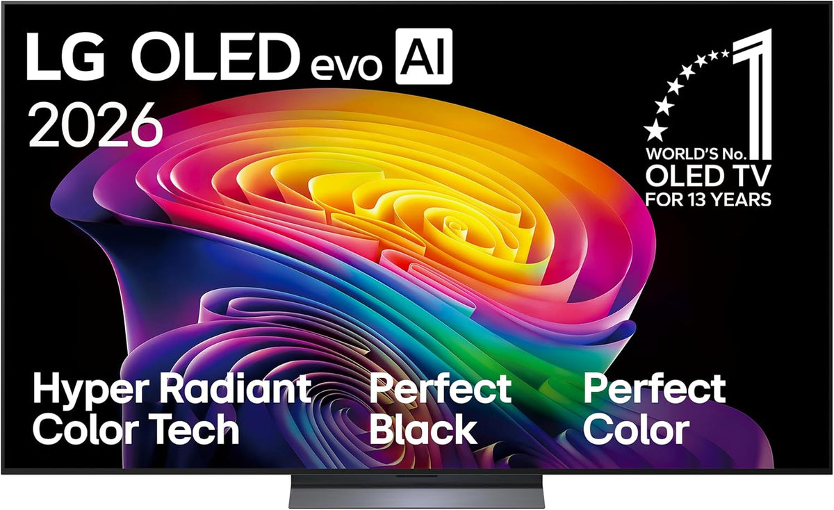 LG OLED77C64LA TV 77 Zoll (196 cm) 4K OLED evo AI Smart TV, α11 Gen3 AI Prozessor, 120 Hz (VRR bis 165 Hz), Modelljahr 2026