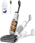 Tineco Floor One Stretch S6 Nass Trockensauger, 180°-Flachdesign Saugwischer 13cm Liegehöhe, 85°C 5min FlashDry Selbstreinigung, 3-Seitige, 40min